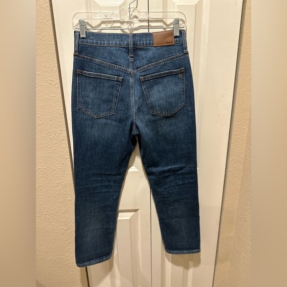 Madewell The Perfect Vintage Crop Clearview Wash:Button-Front Comfort Stretch,25 - Picture 6 of 10